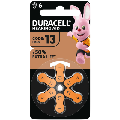 Батерии за слухов апарат 13 Hearing Aid Duracell