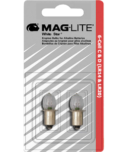 Оригинални крушки за фенер Maglite с 6 батерии С или D